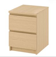 Nachttisch helle Holzoptik