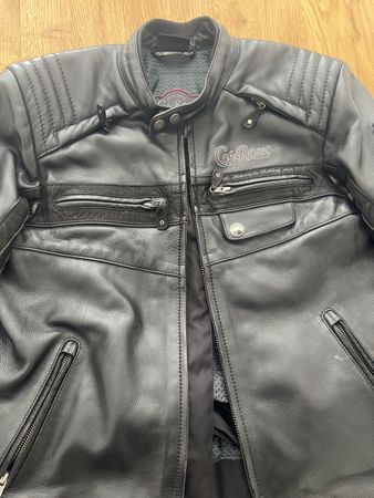  Motorradjacke Große 54 Original Lederjacke 