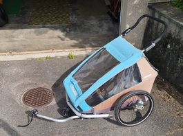Croozer Kid for 2 Veloanhänger / Fahrradanhänger