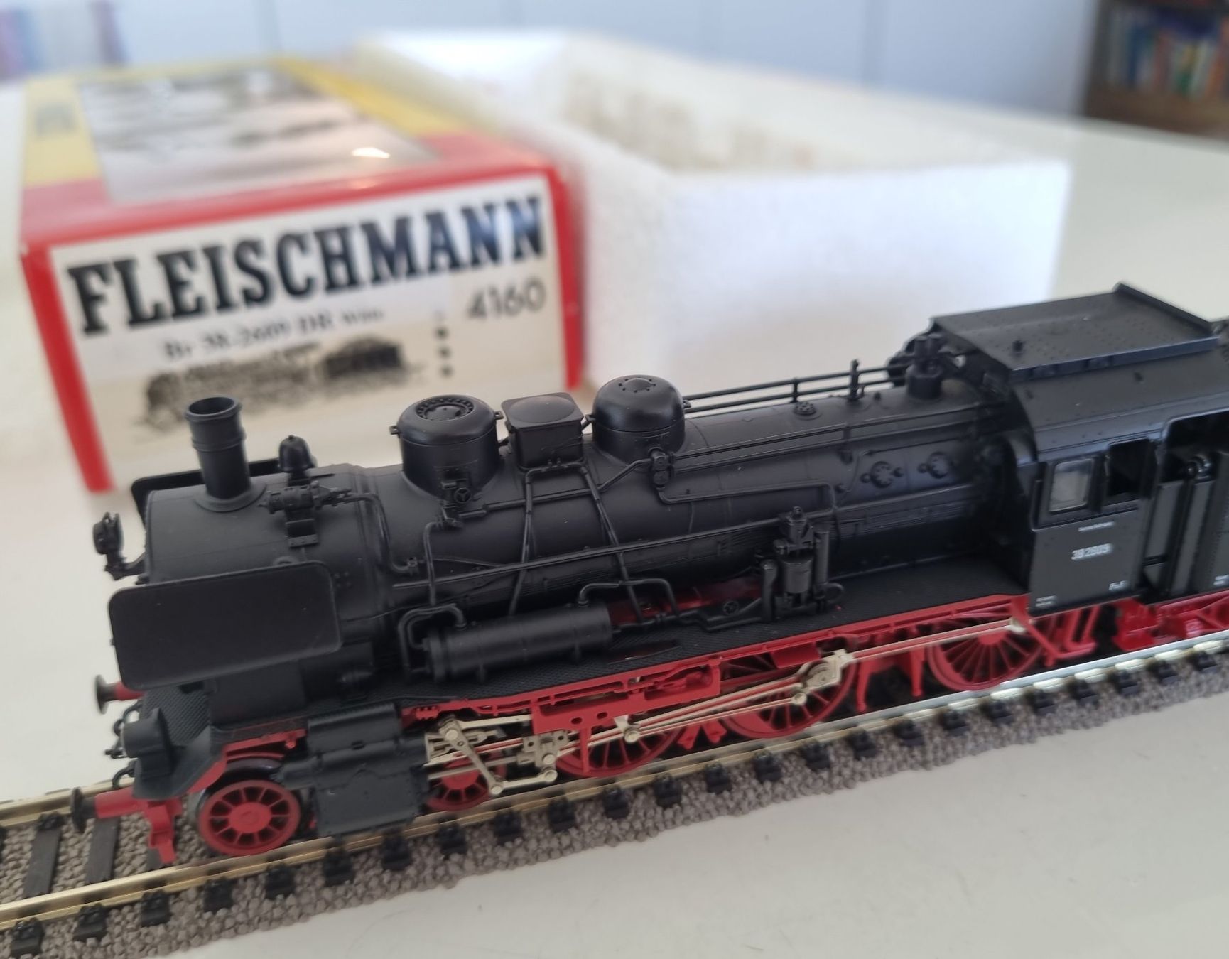 Fleischmann Modellini di ferrovie: Fleischmann DR  Dampflok 4160 GS - H0 – Usato da Zürich venduto da nibadi 4