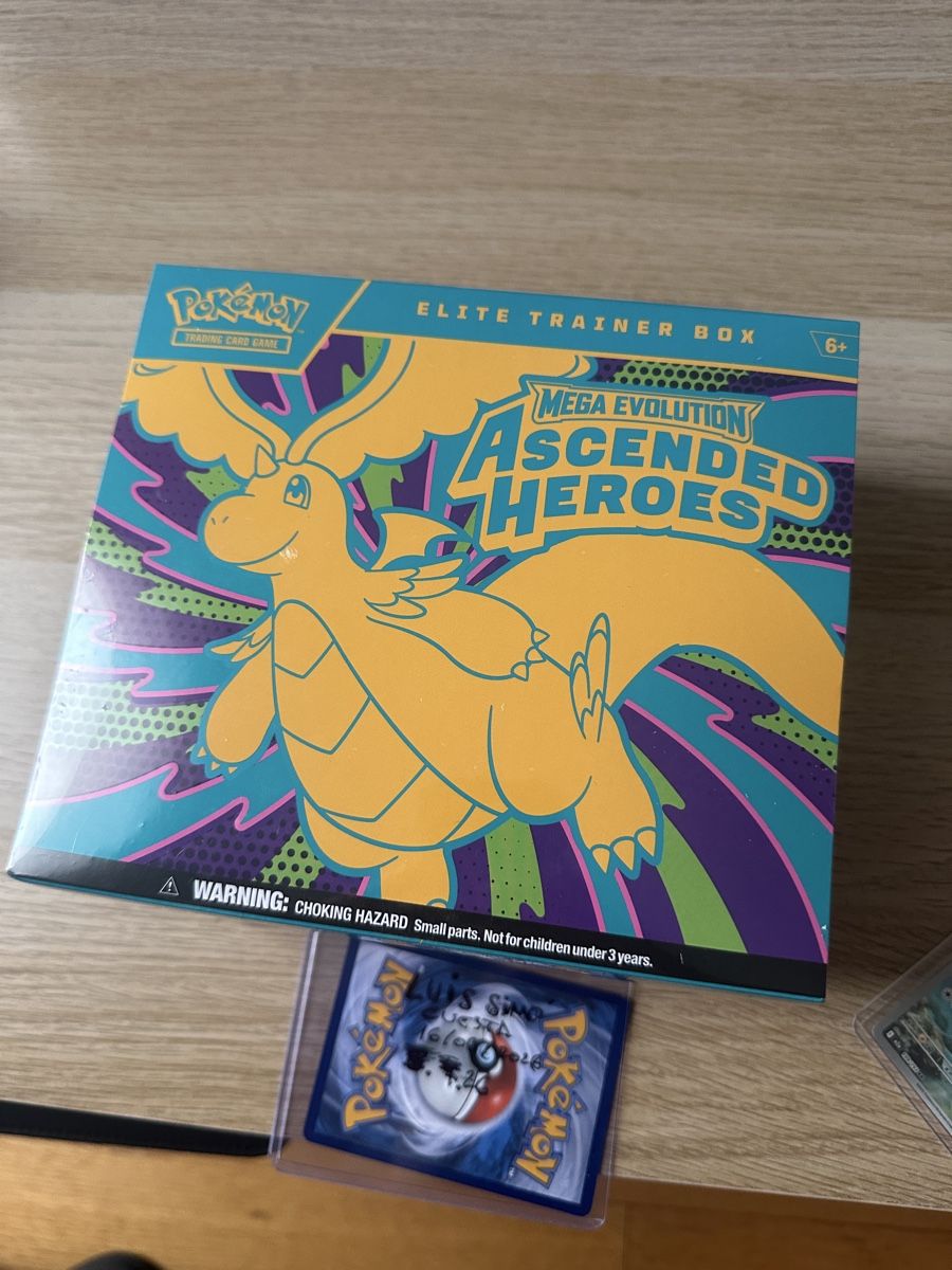 Pokémon Carte collezionabili: Pokemon TCG Elite Trainer Box Mega Evolution Ascended Heroes – Nuovo e nell'imballaggio originale da Lausanne venduto da lui_d9g6 1
