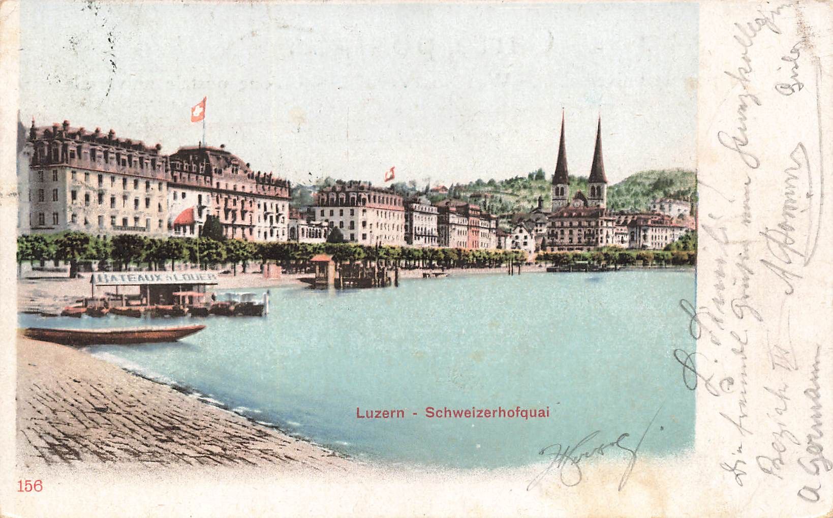 Ansichtskarten: Luzern – Gebraucht aus Biasca von Blenio71