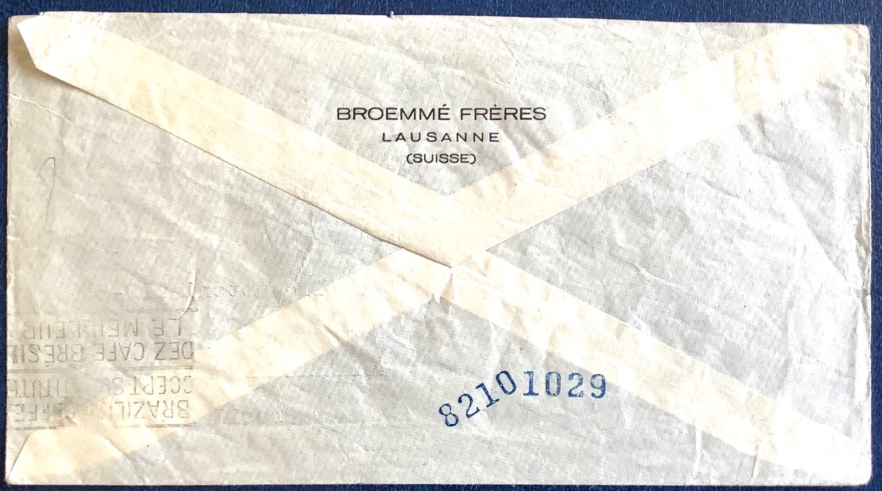 Tutti i francobolli: 1942 Flugpost - Lausanne - Rio de Janeiro – Usato da Liestal venduto da Skunk02 1