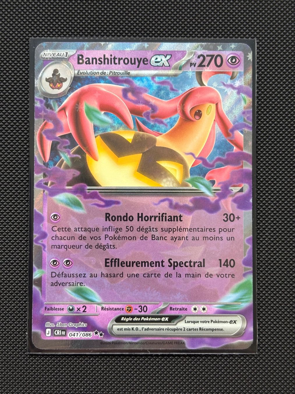 Pokémon Carte collezionabili: Fr - Banshitrouye Ex 041/086 - Pokémon – Nuovo (secondo la descrizione) da Neuchâtel venduto da caraadrynn