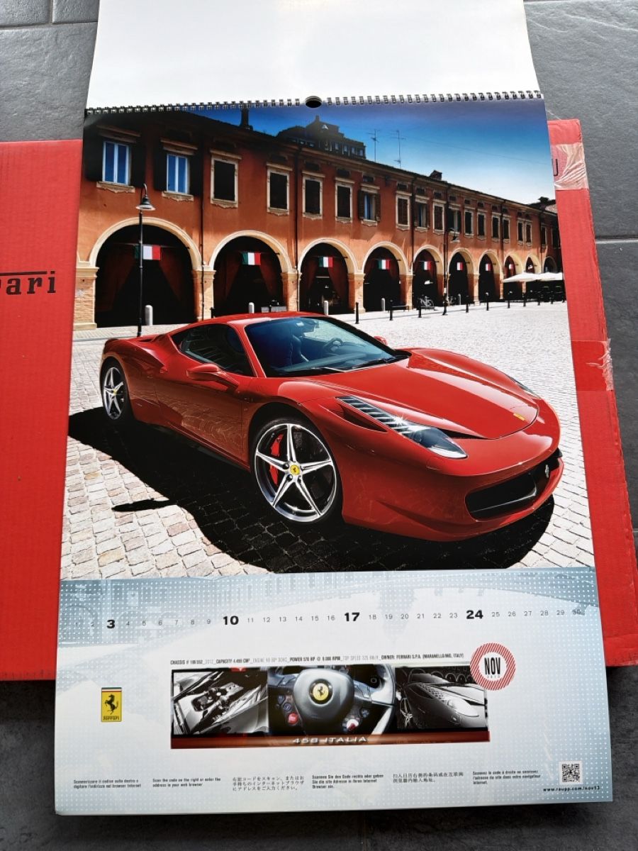 Ferrari Kalender: Original Ferrari Kalender 2013 – Gebraucht aus Wolfwil von Rolex1 8