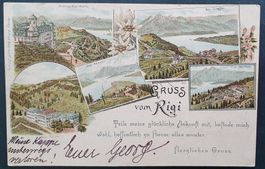 Gruss vom Rigi 1895