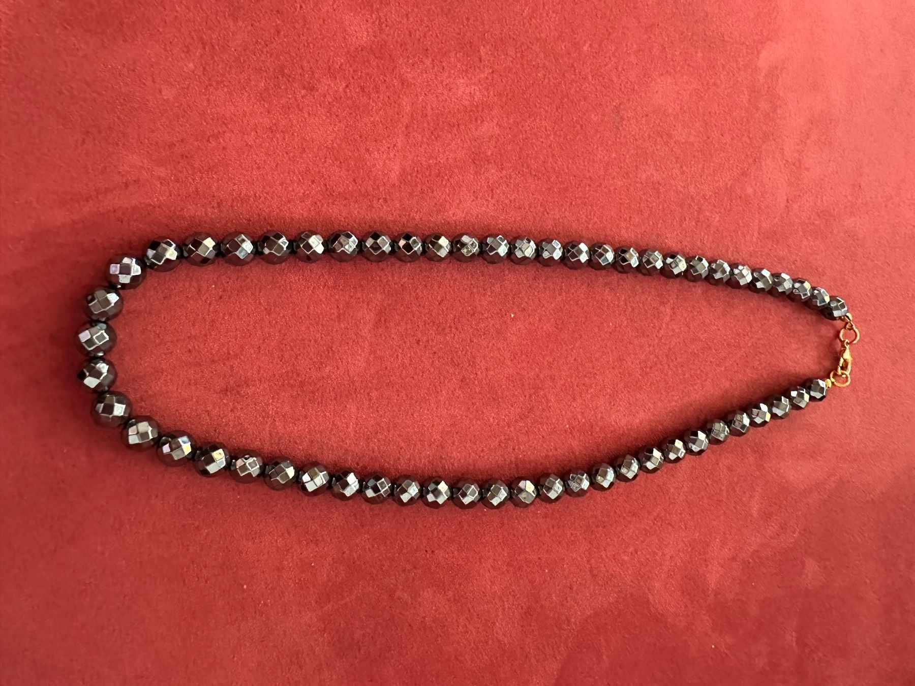 Catenine: Schöne Hämatit Kette 45 cm – Usato da Herbriggen venduto da Sehrazade 5