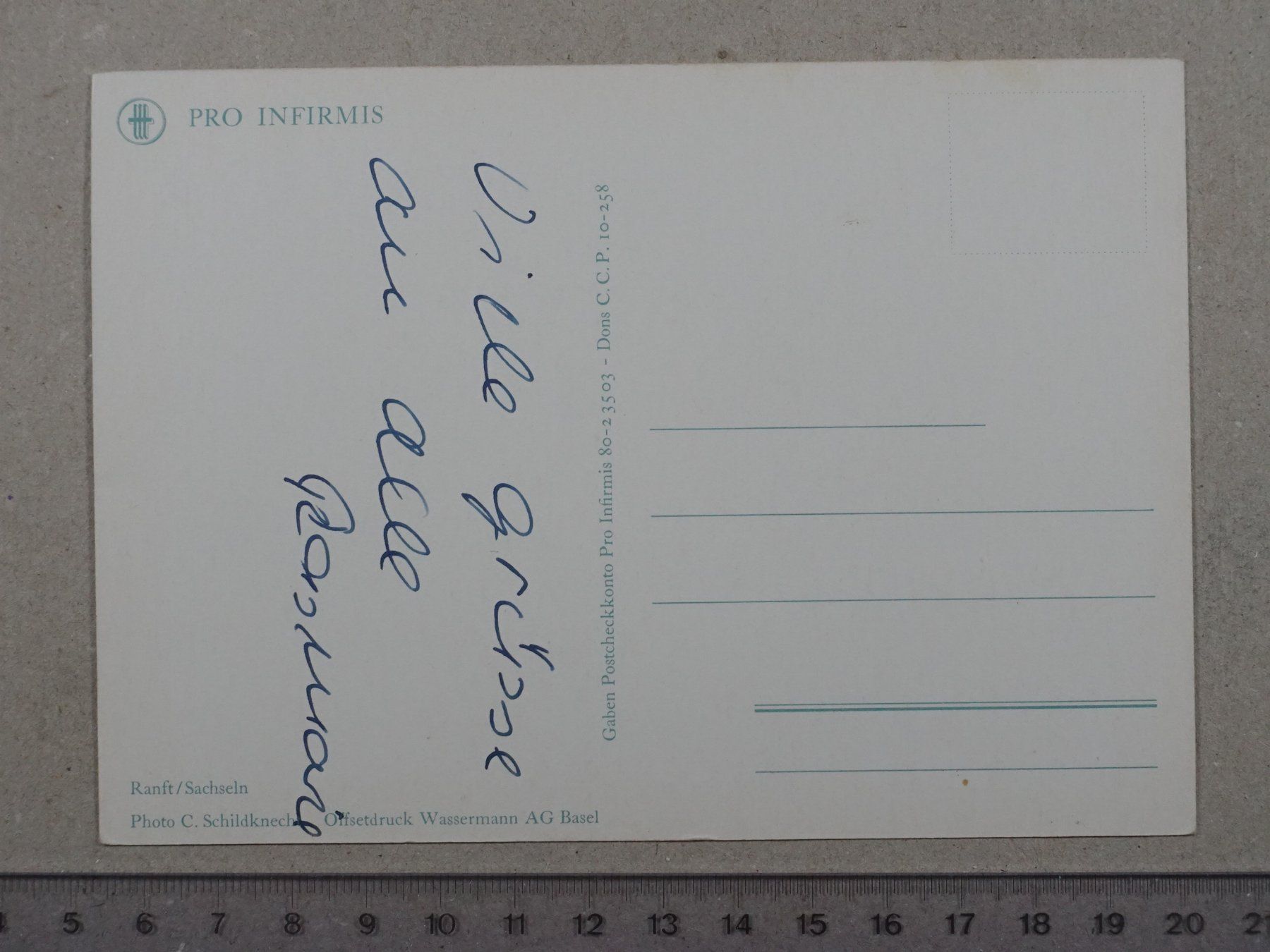 Cartes postales: Sachseln, Flüeli Ranft, Pro Infirmis Karte – D'occasion à Lenzburg par fh1 1