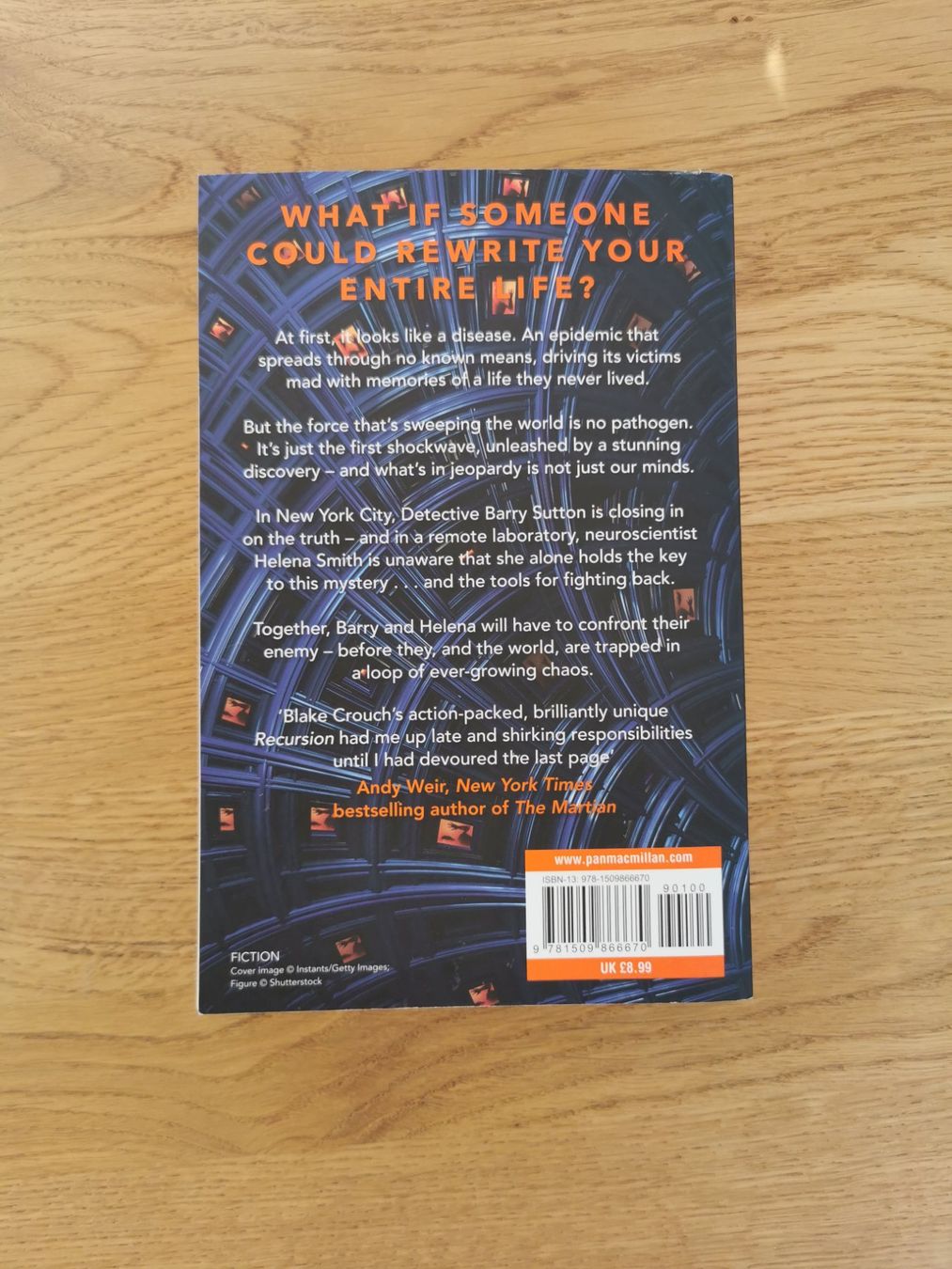 Bücher: Recursion - Blake Crouch – Gebraucht aus Veytaux von lelivreouvert 2