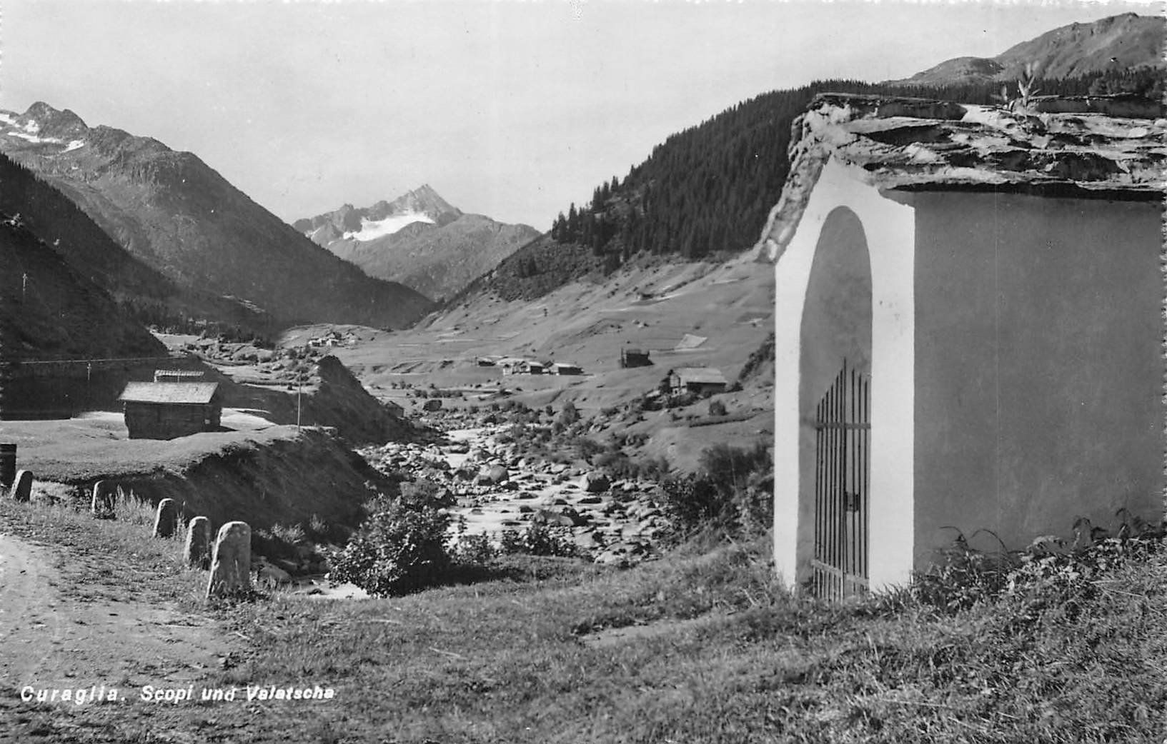Cartoline postali: Curaglia, Scopi und Valatscha – Usato da Ottikon b.Kemptth. venduto da Neptun1974