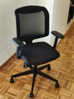 Bürostuhl Giroflex schwarz mit Rollen