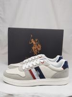 U.S. POLO ASSN. Sneaker Rokko weiss grau Gr. 41