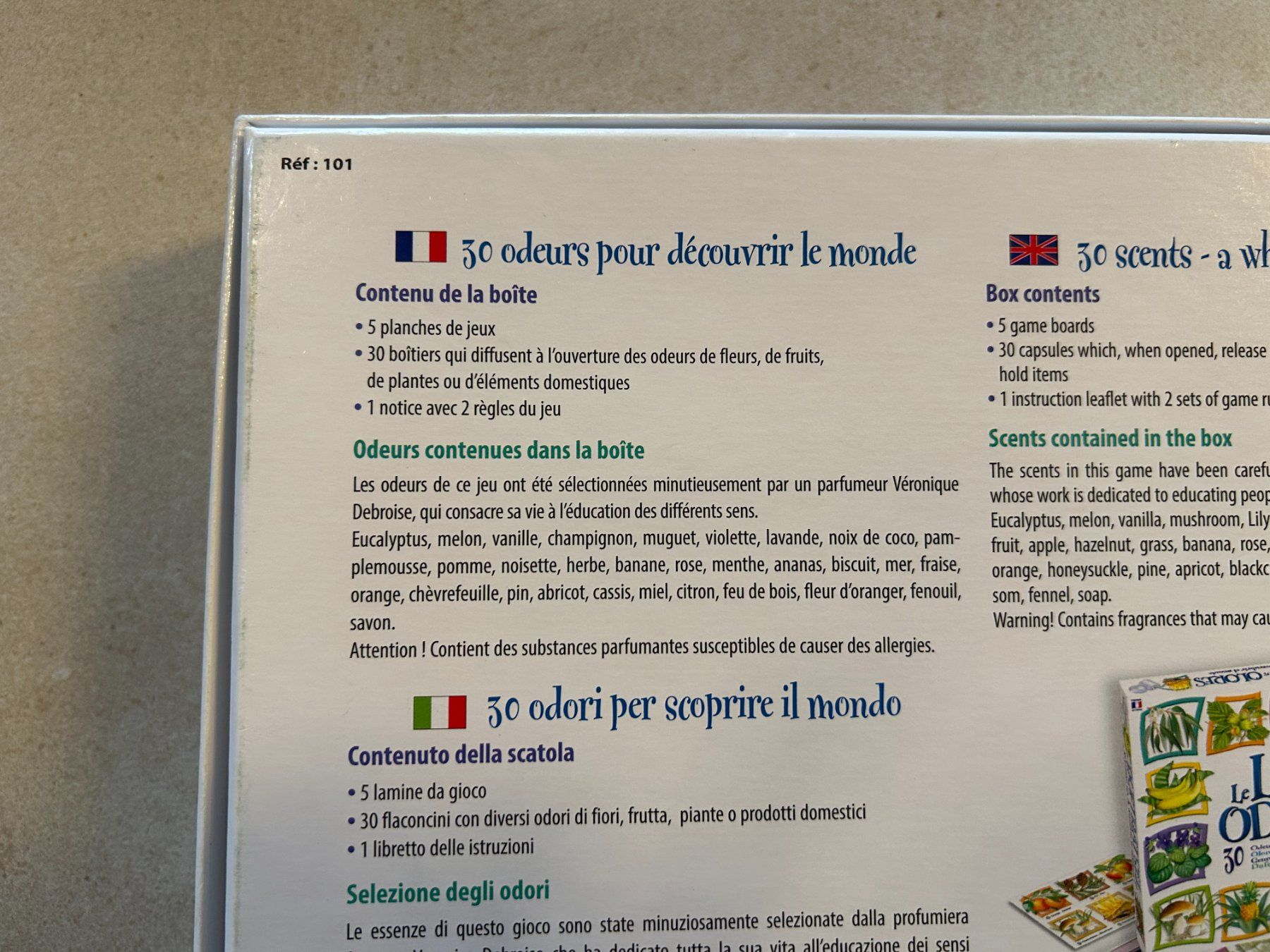 Giochi: Jeu - Lotto des odeurs – Usato da Montagny-Yverdon venduto da Sokar84 2