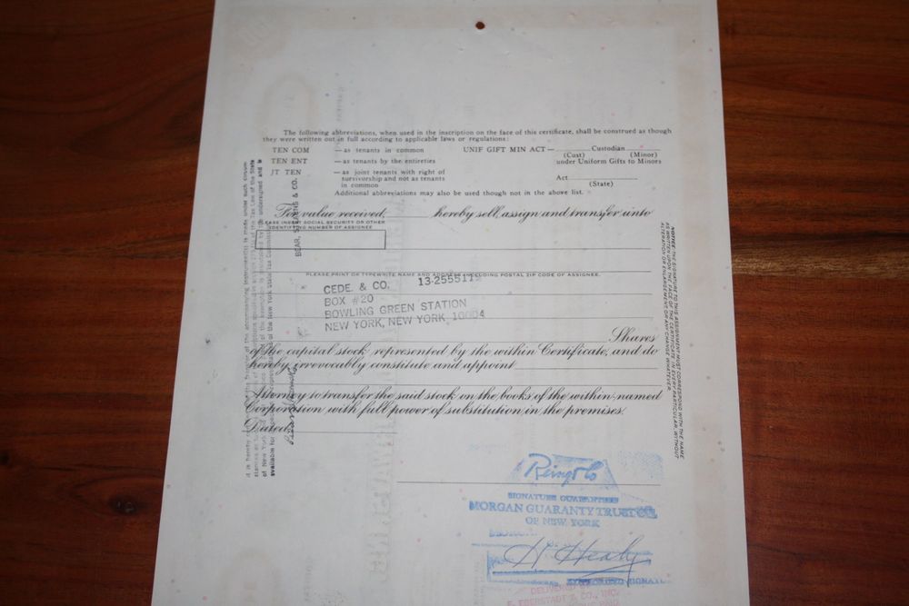 Pan Am Airways Aktie, 100 Anteile, Rarität, ein Hingucker! (Gebraucht ...