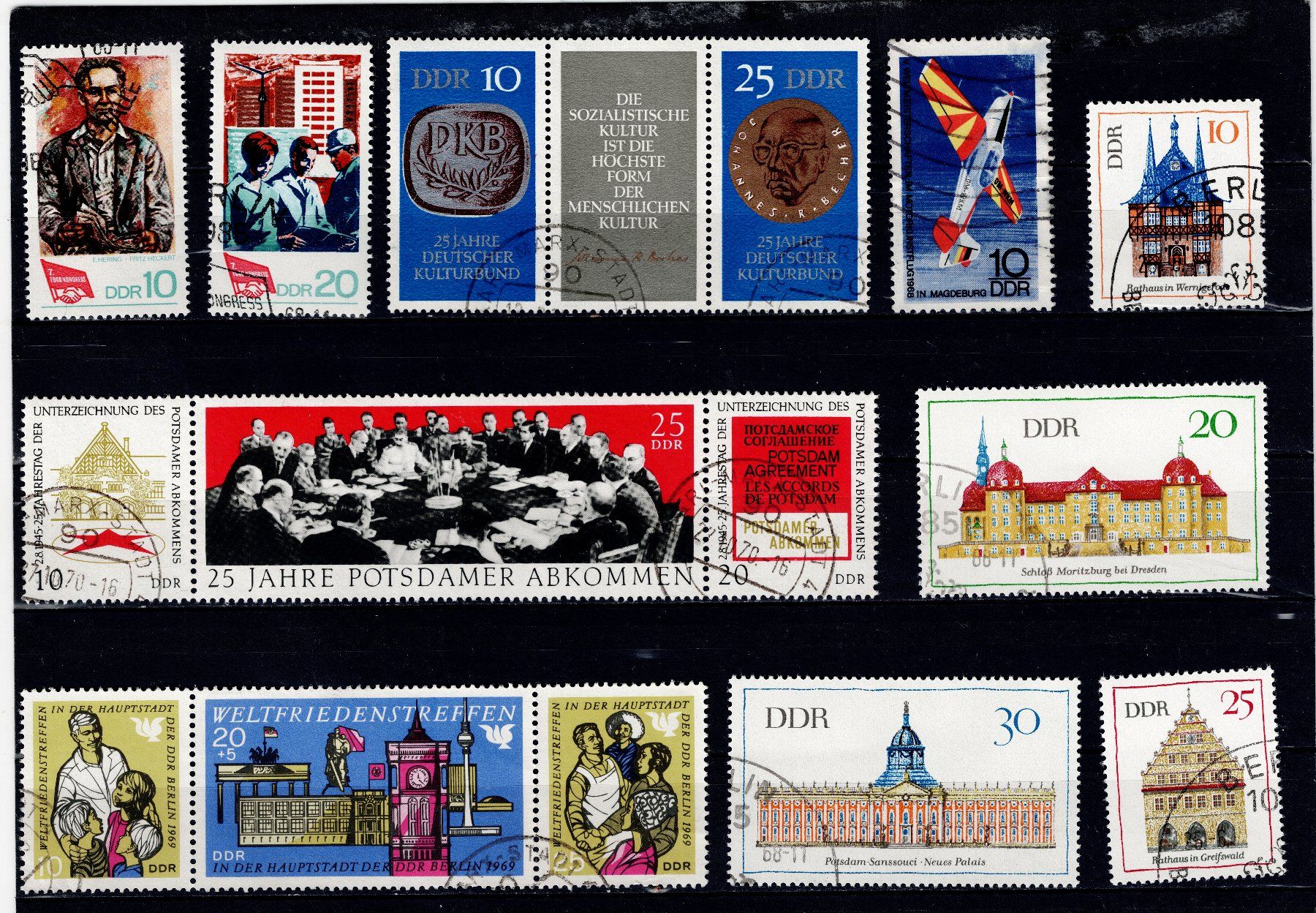 Tutti i francobolli: Briefmarken 38x DDR 11 – Usato da Tenniken venduto da mik_6mxg 6