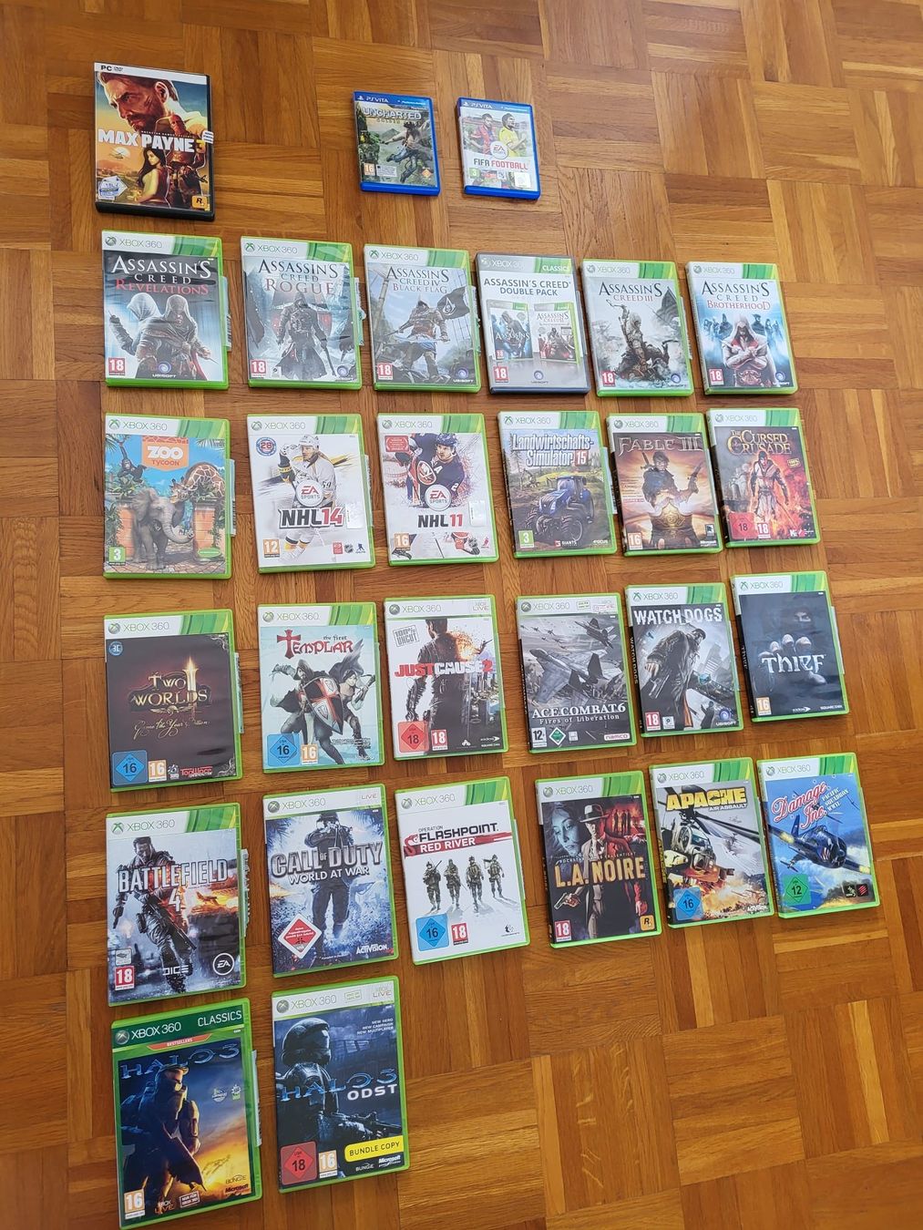 Jeux: diverse XBOX 360-Games – D'occasion à Wolfwil par jessij13