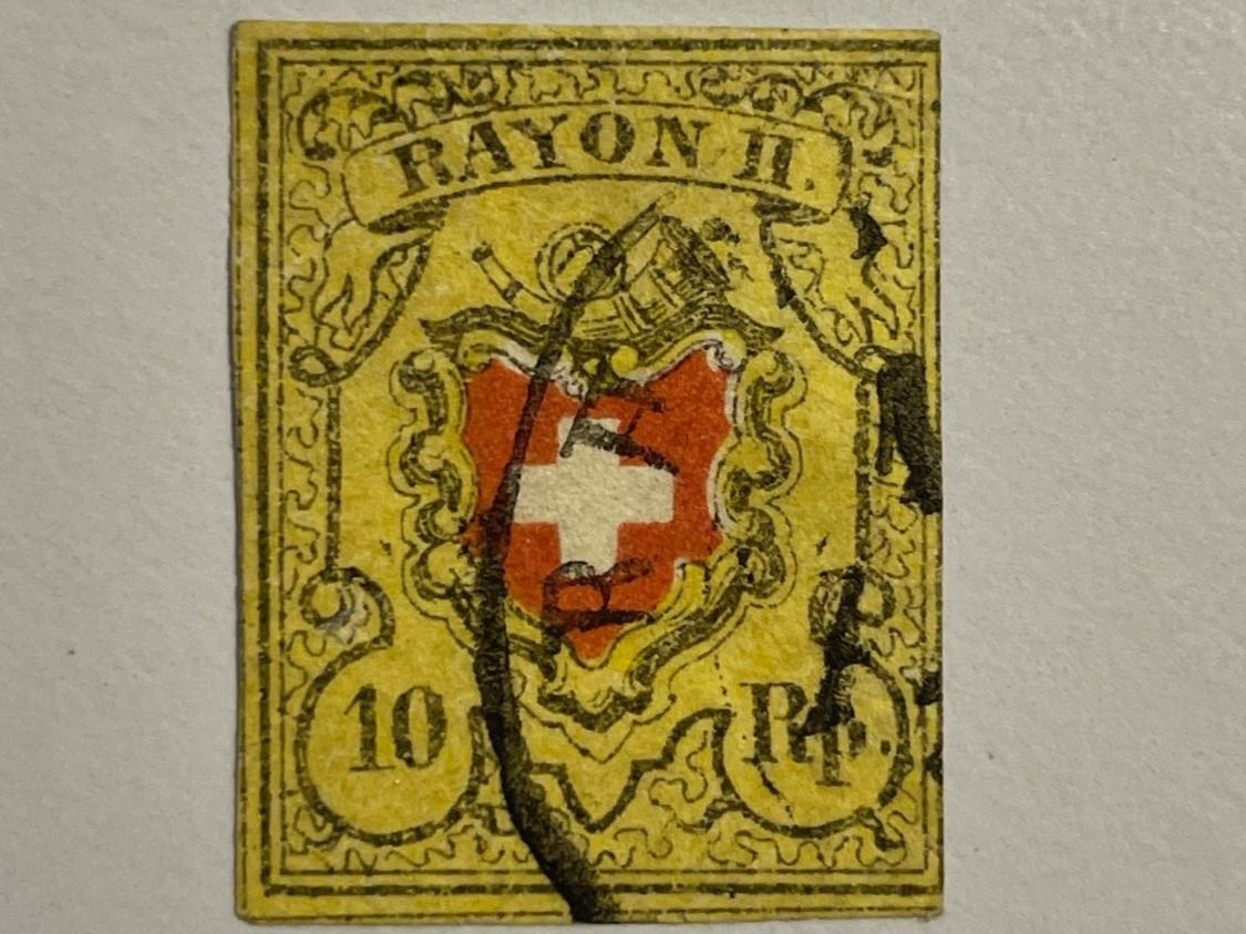 Tutti i francobolli: 1850 Rayon II – Usato da Küssnacht am Rigi venduto da POSTOMASTER