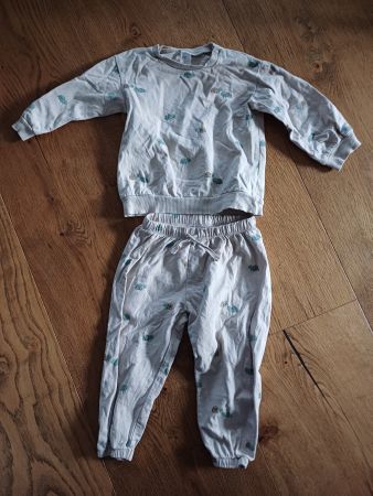 Baby-Set Jogginganzug Gr. 92 mit Schildkröten-Muster