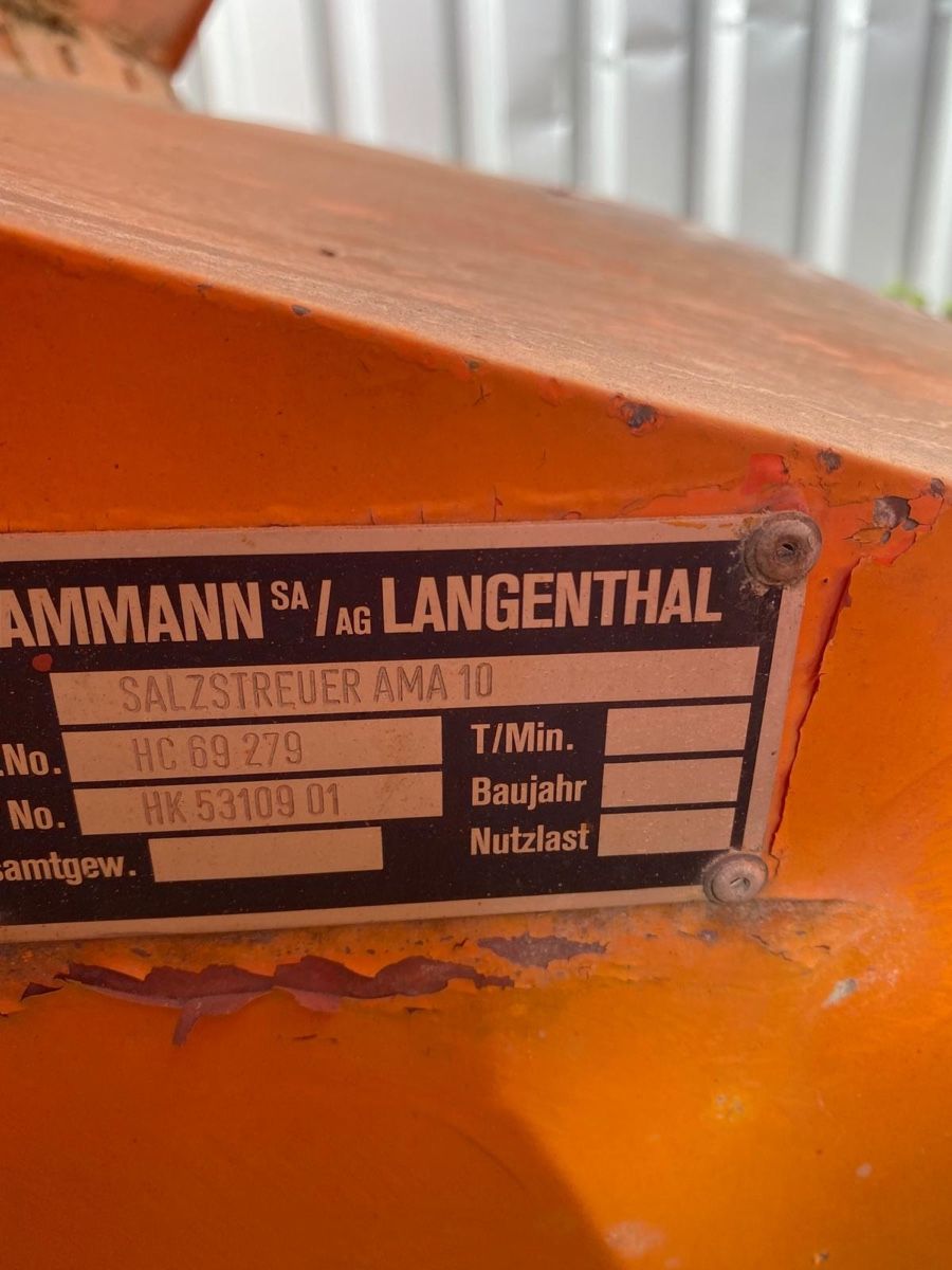 Alle Maschinen: Ammann Salzstreuer AMA 10 – Gebraucht aus Egg b. Zürich von SwissTradingAgency 1