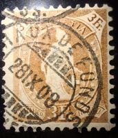Stehende Helvetia 100B Zahnfehler Chaux de Fonds