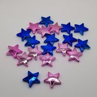 Sterne in Blau und Rosa Metallic