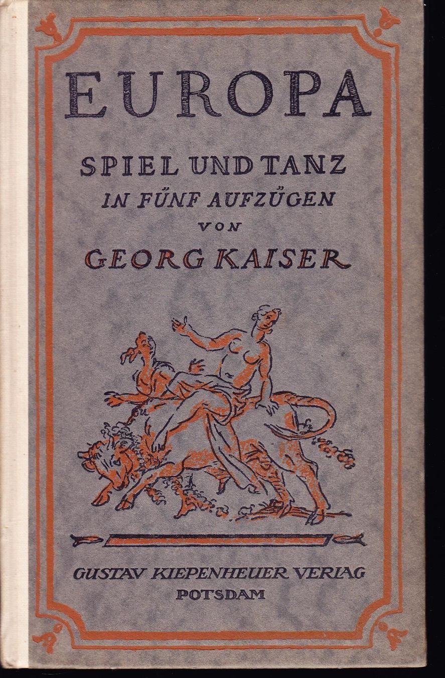 Libri: Georg Kaiser - Europa – Usato da Nunningen venduto da mercury-for-books