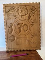 70. Geburtstag Geschenk | 70 Jahre Geburtstagsgeschenk Eiche
