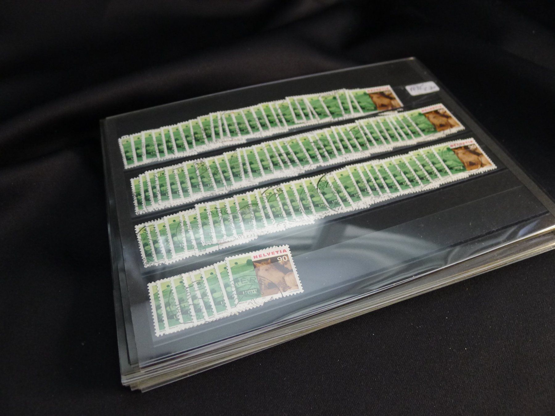Alle Briefmarken: Schweizer Dubletten Posten auf 9 Steckkarten – Gebraucht aus Dagmersellen von wyss1982