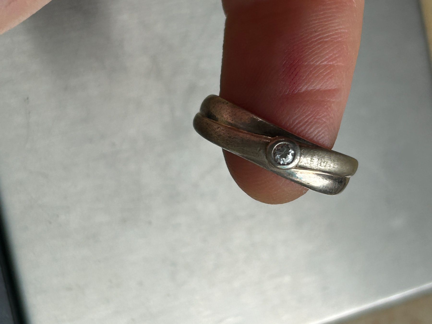 Anelli: Silber Ring Classico bonded (Grösse 54) – Usato da Dittingen venduto da Bellevista 8