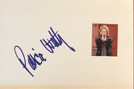 Patricia Wettig Autogramm signiert Karte m.Bild 10x15cm