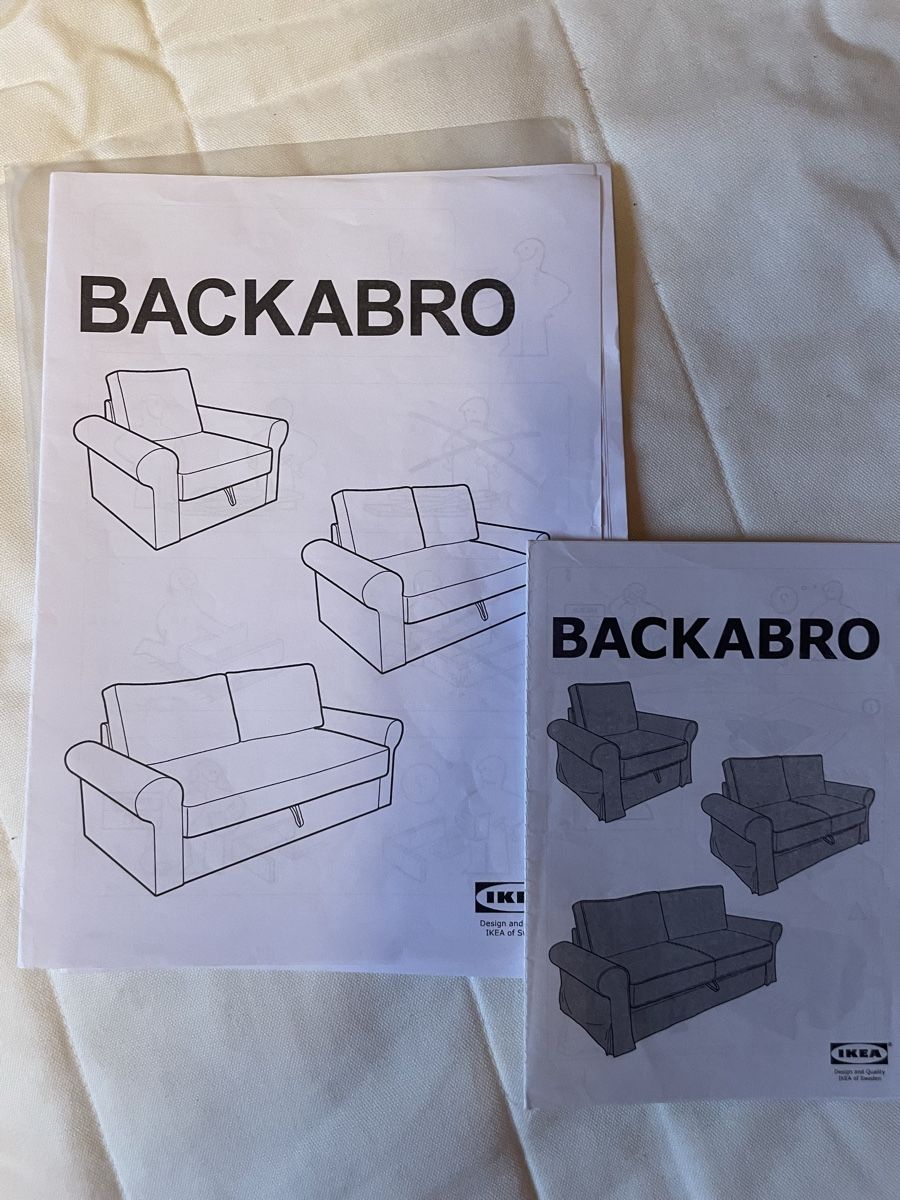 Ikea Sofas: Backabro Bett-Sofa – D'occasion à Niederlenz par jessarah 1