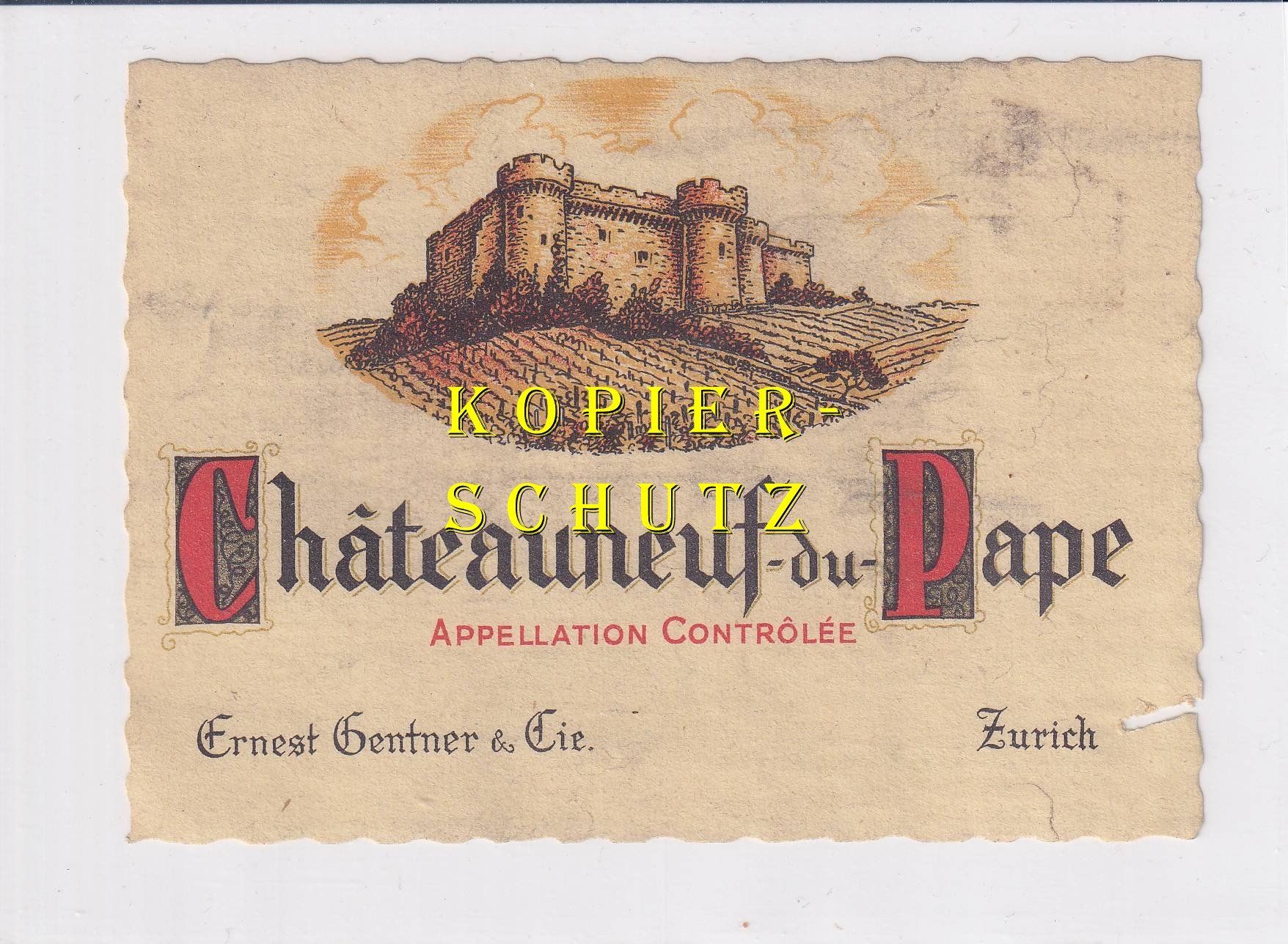 Papiere: Etikette - Châteauneuf-du-Pape /bd – Gebraucht aus Hombrechtikon von Rudolf07