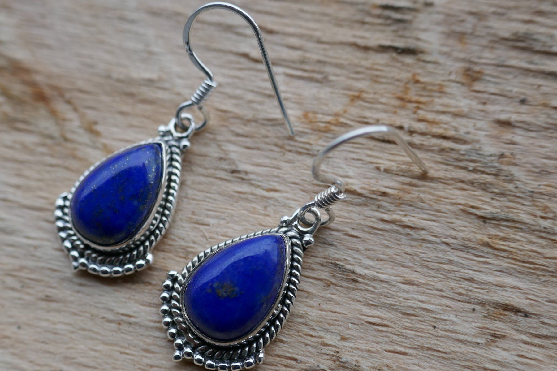 Orecchini pendenti & Orecchini a lobo: Ohrhänger Silber mit Lapislazuli – Nuovo (secondo la descrizione) da Arboldswil venduto da estrella925 1
