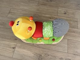 Soft Wood Raupe Wippe Spielzeug Holz gut erhalten