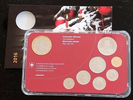 CH - Münzsatz 2016 stgl Weihnachten