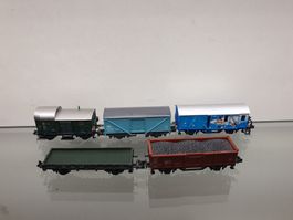 MINITRIX U.A.: LOT GÜTERWAGEN