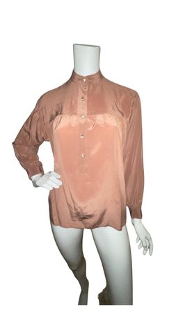 Edle Saint Laurent Seidenbluse, Gr. 38, Top Zustand!