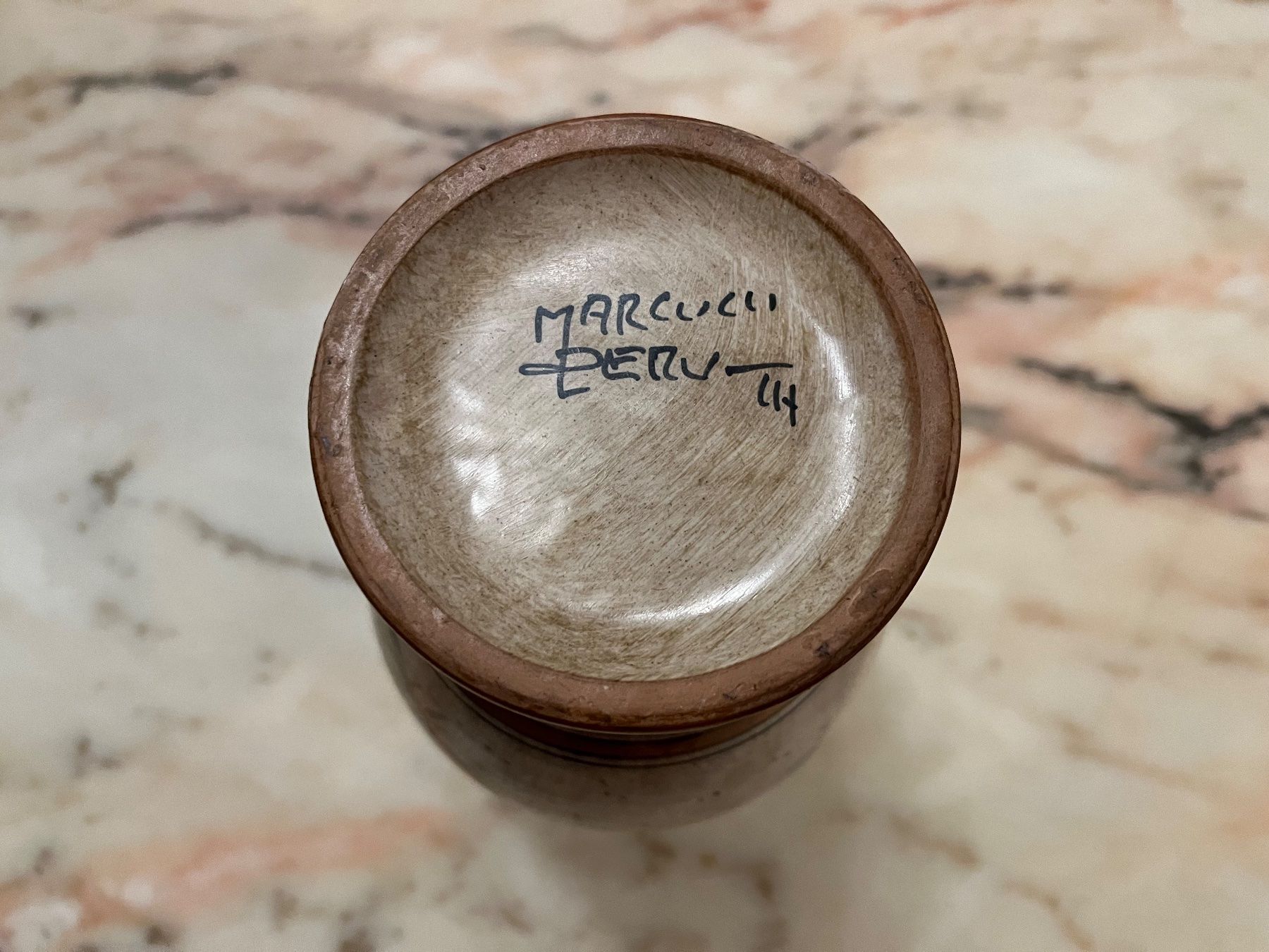 Vasen & Gefässe: Handbemalte Blumenvase, Keramik, Marcucci, Deruta – Gebraucht aus Thalwil von ansae17 2