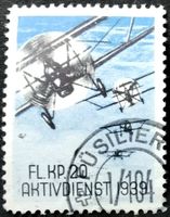 Soldatenmarke 2.WK, Flieger Kp 20, blau, Wi Fl 114