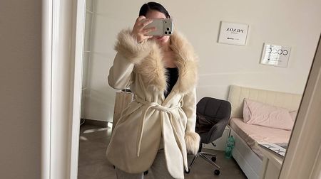 Vendo cappotto con pelliccia