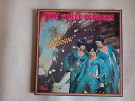 LP - The Three Degrees - The Beginnin - 1975 - Grünes Vinyl