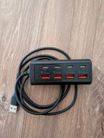 8-Port USB Hub / Ladestation (4x USB-C, 4x USB-A)