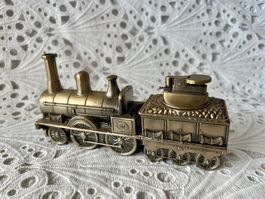 Vintage Tischfeuerzeug Dampflokomotive 19cm 800 Gram