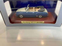 Wartburg 311-2 Cabriolet Holzsockel 1-43 415