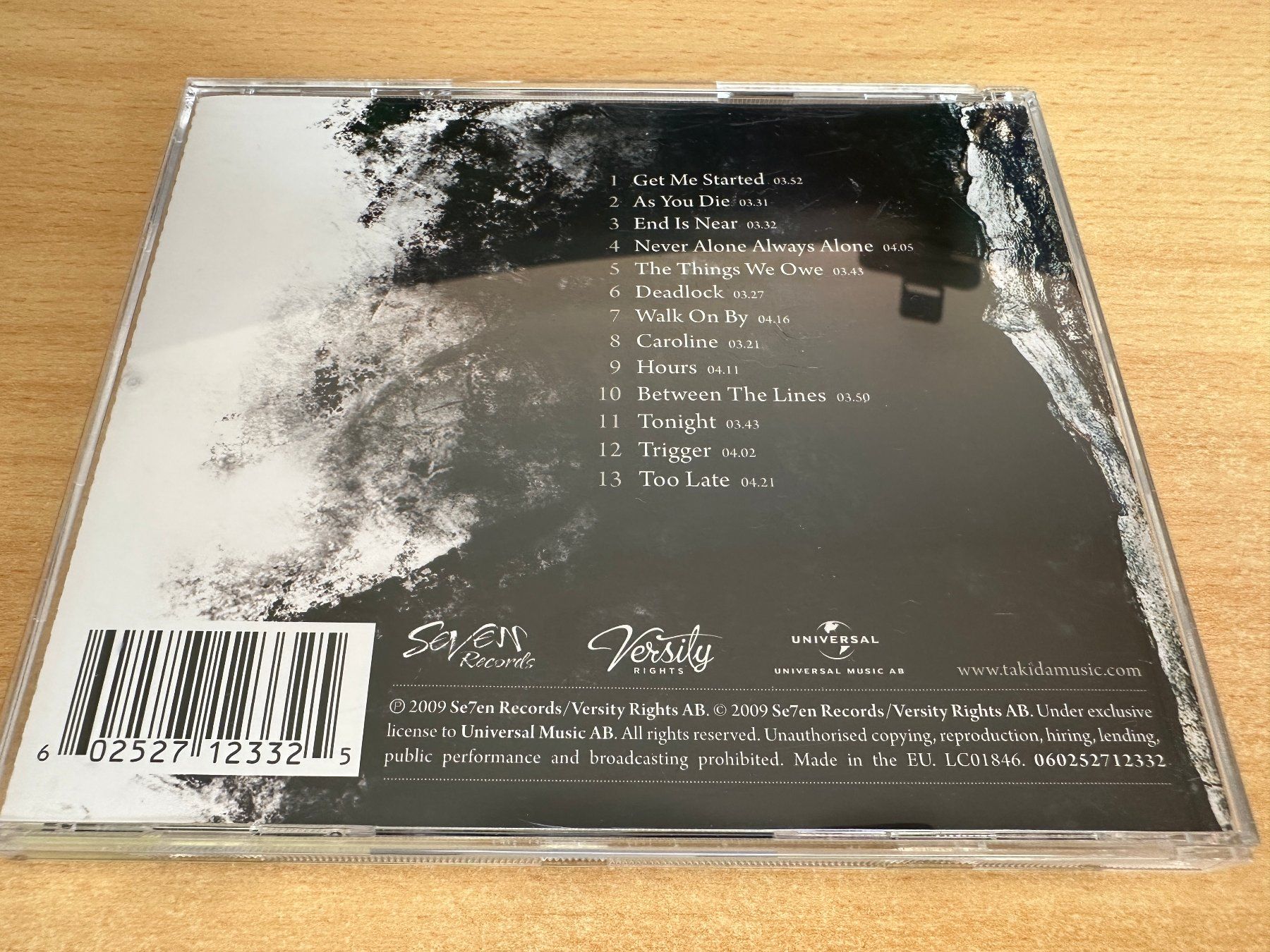 CDs: B2 Takida – The Darker Instinct – Gebraucht aus Rikon im Tösstal von Alpenmutz 1