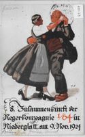 8.Zusammenkunft der Negerkompanie 1/64 in Niederglatt 1924