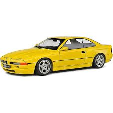 BMW Modellini d'auto: BMW 850 csi gelb E31 1:18 Solido – Nuovo e nell'imballaggio originale da Suhr venduto da Moebelsiralfred 1