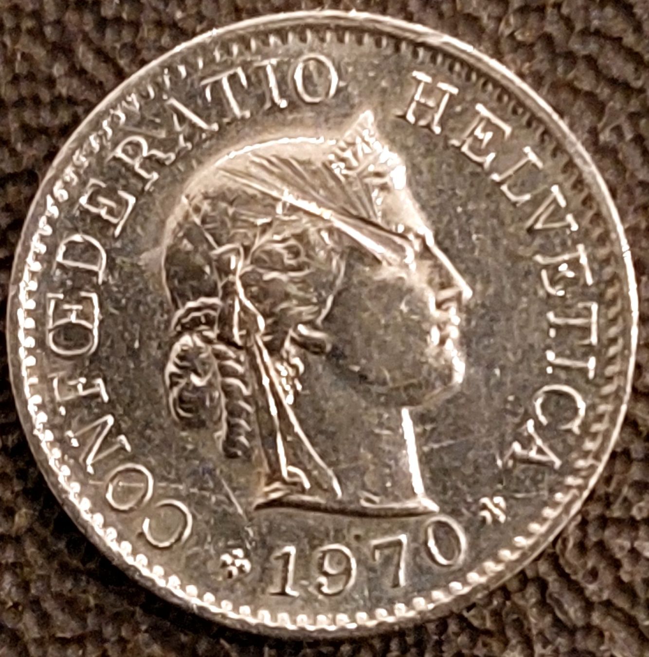 Tutti le monete: 5 Rappen 1970 – Usato da Arch venduto da coinsandmore