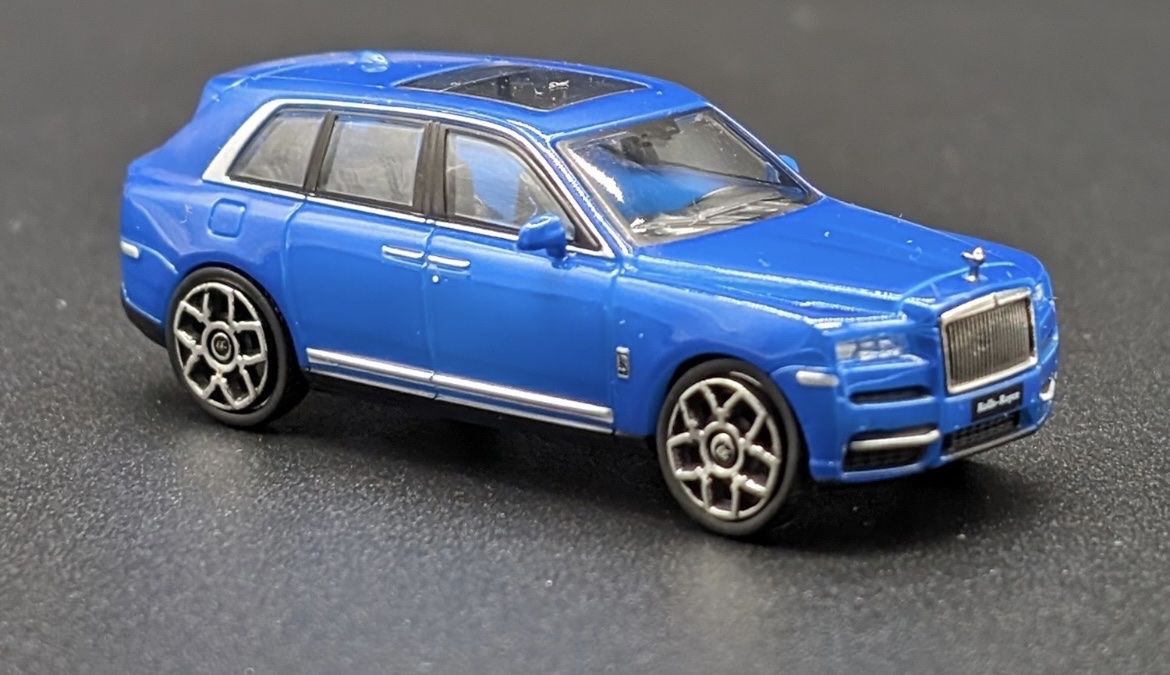 Rolls Royce Modellini d'auto: Micro City 87 Rolls Royce Cullinan blau – Nuovo e nell'imballaggio originale da Thun venduto da pat710 3