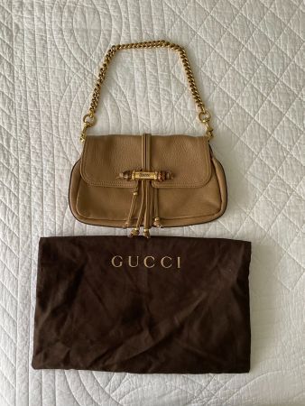 Gucci Schulter-/Handtasche hellbraun